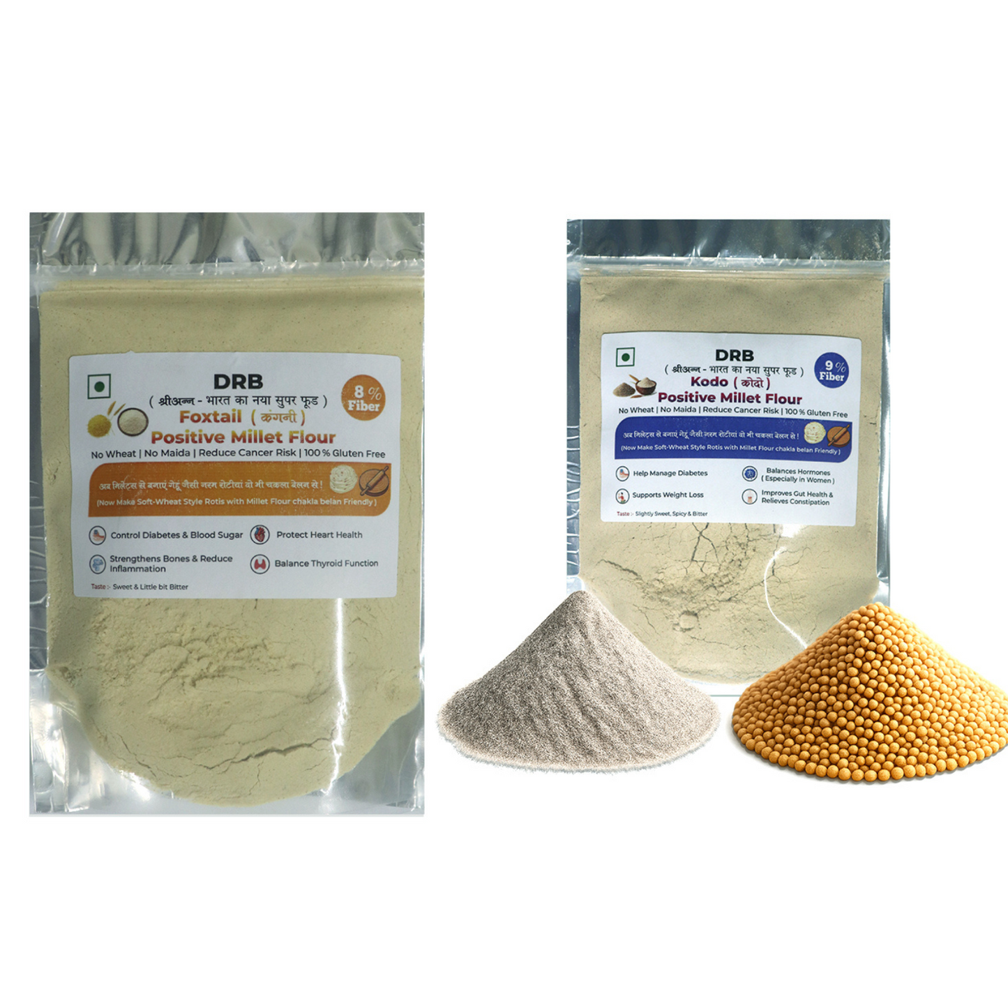 Foxtail & Kodo Millet Flour Combo