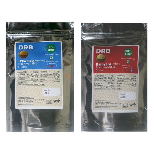 Barnyard & Browntop Millet Grains Combo