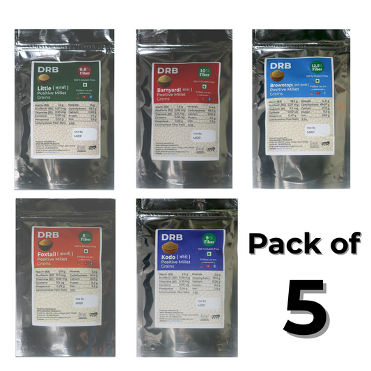 DRB Positive Millets Whole Grains Combo (Pack of 5)